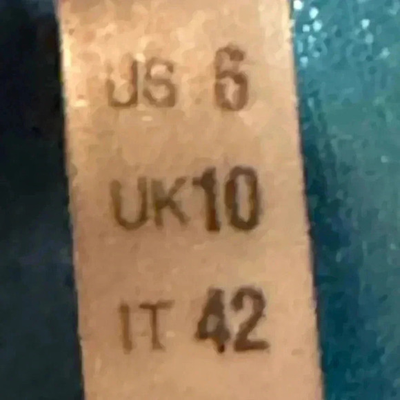 TAHARRI SZ 6 Sleeveless Dress Navy Blue with Floral Pattern and Contrasting Hem - Picture 6 of 6